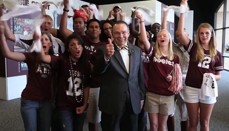 Aggie video spreads Internet cheer